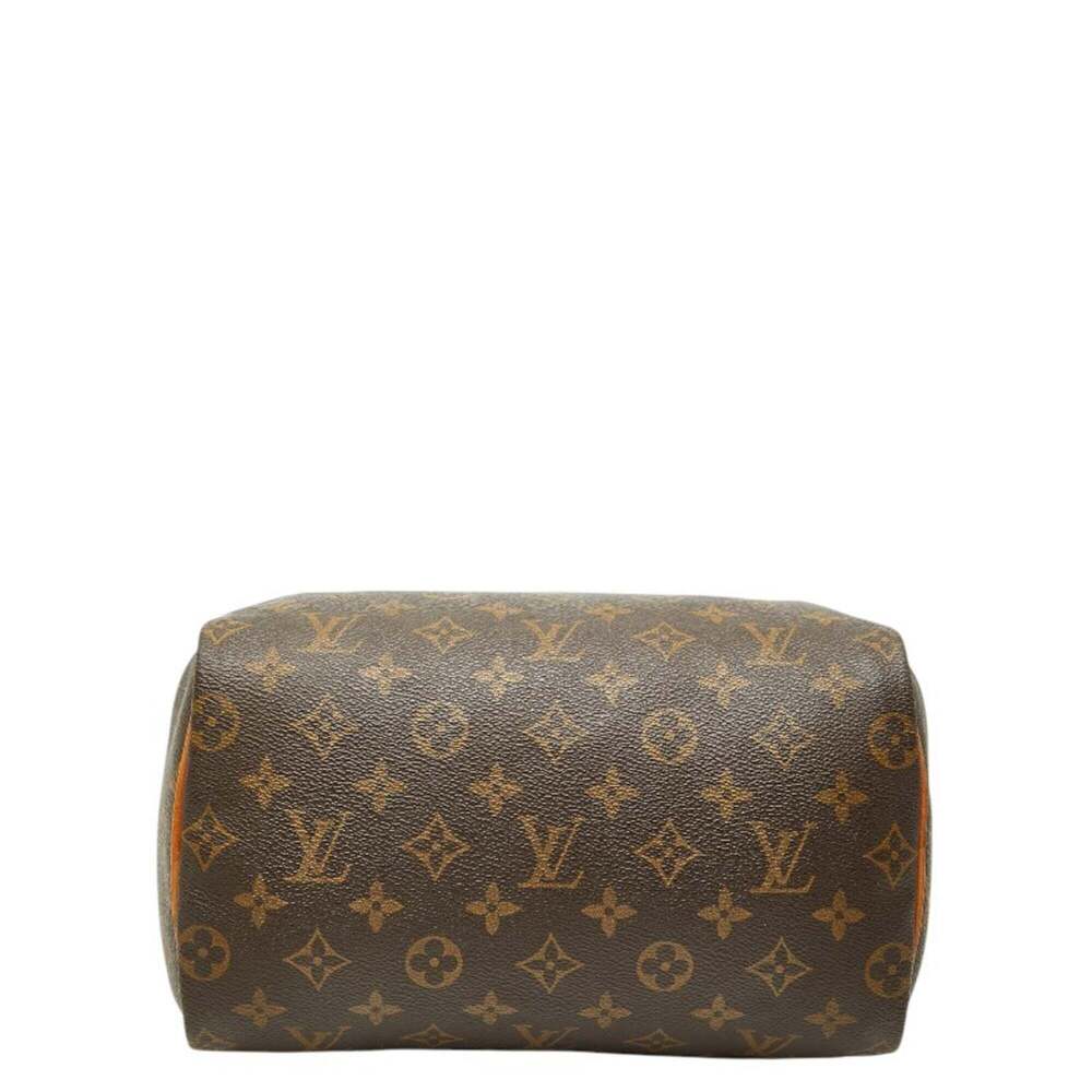 LOUIS VUITTON Brown Monogram Leather Speedy 25 Boston Bag - Picture 3 of 11